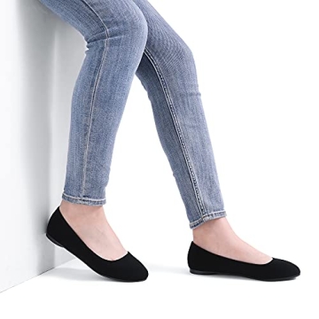 DREAM PAIRS Comfortable Women's Black Flats for All Occasions