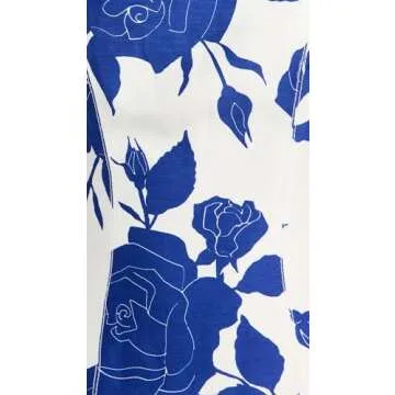 Aje Women's Belonging Mini Dress, Neo Rose, Blue, Floral, 8