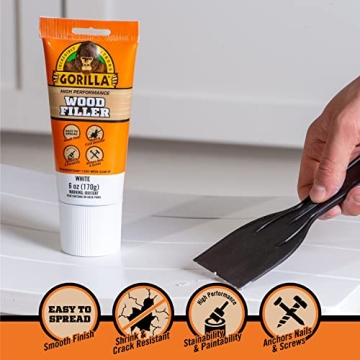 Gorilla All Purpose Wood Filler for Flawless Repairs