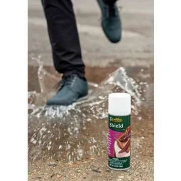Cadillac Shield Water and Stain - Leather and Fabric Protector Spray - Great for Shoes - 5.5 oz - Waterproof and Protect Suede, Leather, Nubuck, Fabric, Nylon, Polyester & More