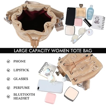 Stylish JQAliMOVV Mini Bucket Bag for Women Soft Plush Design