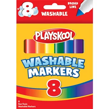 Playskool Jumbo Washable Markers - Safe and Vibrant Art Supplies
