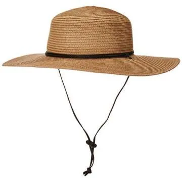 Columbia Women's Global Adventure Packable Hat II, Sun Protection, Straw, Small/Medium