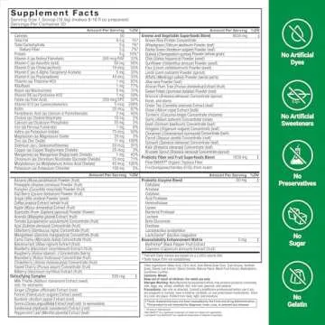 Force Factor Smarter Greens Superfoods Powder for Health