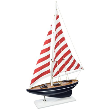 Hampton Nautical sailboat17-105 Wooden Nautical Delight sailboat17-105 Sailboat 17" - Sailboat Decor...