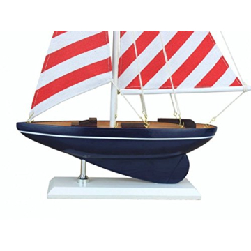 Hampton Nautical Sailboat 17" - Elegant Nautical Decor