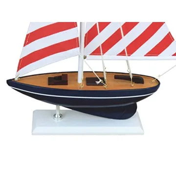 Hampton Nautical Sailboat 17" - Elegant Nautical Decor
