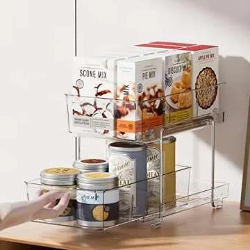 Clear Organizer with Pull-Out Drawer for All Spaces