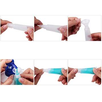 HRLORKC 50Pcs 10ml Empty Lip Gloss Tubes for Custom Beauty Creations