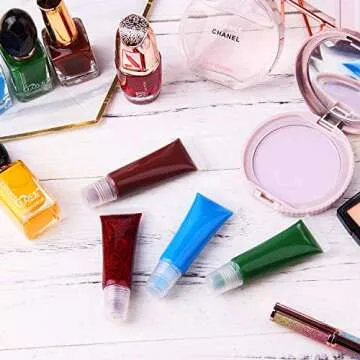 HRLORKC Empty Lip Gloss Tubes for DIY Cosmetic Use