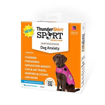 ThunderShirt for Dogs, Small, Fuchsia Sport - Dog Anxiety Relief Calming Vest
