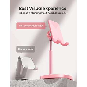 LISEN Pink Kitchen Accessories Kawaii Pink Desk Accessories for Women, Vanity Decorand More Photogen...