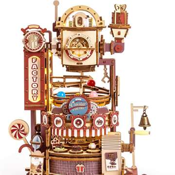 Chocolate Building Model Kit by ROKR Puzzles