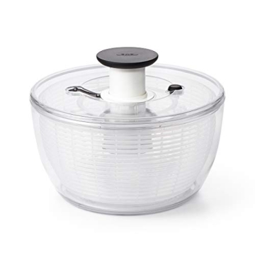 OXO Salad Spinner with Enhanced Design and User-Friendly Features