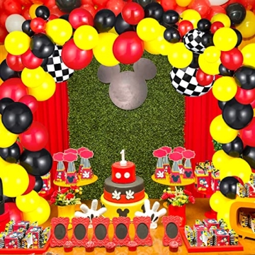 127 Piece Race Car Party Balloon Kit for Celebrations