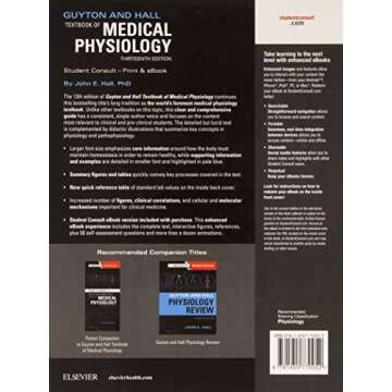 Guyton and Hall Textbook of Medical Physiology with Comprehensive Coverage and Clear Explanations