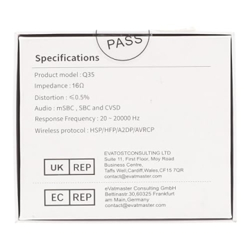 HiFi Wireless Earbuds - Bluetooth 5.3 with 30Hrs Playtime