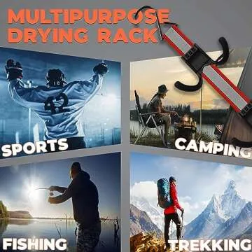 Portable Multipurpose Hockey Gear Drying Rack for Travel
