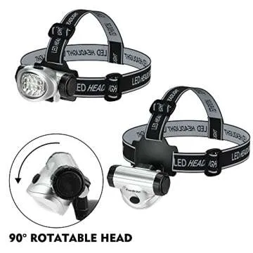EverBrite 5-Pack LED Headlamp for Camping and Hiking
