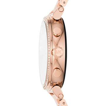 Michael Kors Access Women's Sofie Heart Rate' Touch-Screen Smartwatch with Stainless-Steel Strap, Rose Gold, 18 (Model: MKT5063)
