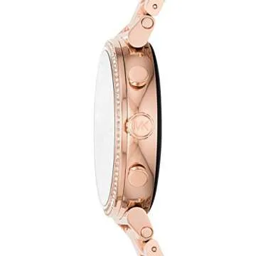 Michael Kors Access Women's Sofie Heart Rate' Touch-Screen Smartwatch with Stainless-Steel Strap, Rose Gold, 18 (Model: MKT5063)