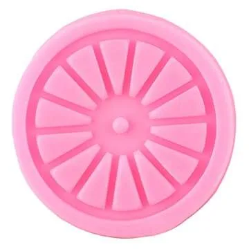 Silicone Molds for Baking,Wagon Wheel Silicone Molds Baby Birthday Cupcake Topper Fondant Cake Decorating Tools Cookie Candy Resin Clay Chocolate Moulds