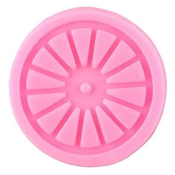 Silicone Molds for Baking,Wagon Wheel Silicone Molds Baby Birthday Cupcake Topper Fondant Cake Decorating Tools Cookie Candy Resin Clay Chocolate Moulds