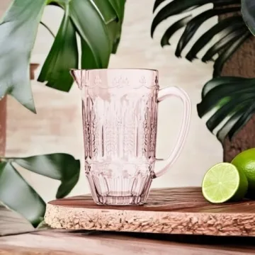 Elegant Elle Decor Vintage Glass Pitcher for Entertaining Uniquely