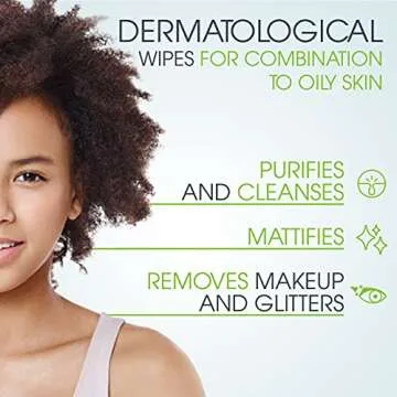 Bioderma - Sébium H2O - Biodegradables Wipes - Cleansing and Make-Up Removing - for Combination to Oily Skin - 25 Wipes