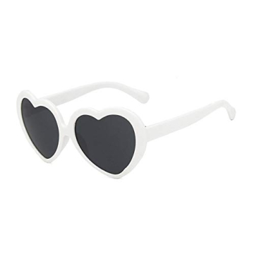 Stylish FOURCHEN Heart Shaped Sunglasses for Kids with Complete UV Protection