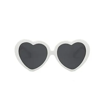 FOURCHEN Heart Shaped Sunglasses for Kids with UV Protection