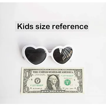 FOURCHEN Heart Shaped Sunglasses for Kids with UV Protection