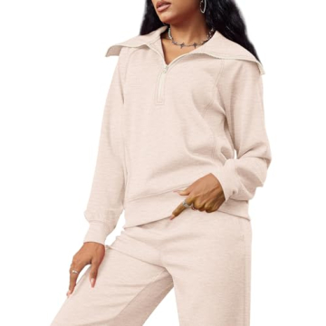 XIEERDUO Cozy Luxe Oversized Sweatsuit Set for Women