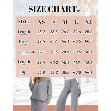 XIEERDUO Cozy Luxe Oversized Sweatsuit Set for Women