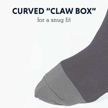 Ruffwear, Bark'n Boot Liners Stretch Socks for Dog Boots, Twilight Gray, 2.50 in/ 2.75 in