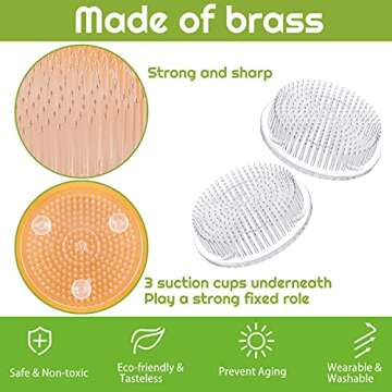 Waydress 4 Pieces Plastic Flower Frog Flower Pins Floral Frog for Arrangements Vase Japanese Floral Arrangement for Plant Decoration, Summer Activity, Wedding Decoration