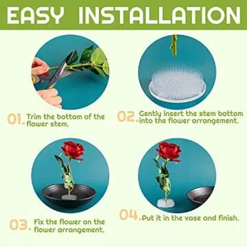 Waydress Plastic Flower Frogs Set for Floral Arrangements