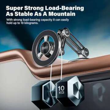 Magnetic Phone Holder for Car – 360 Degree Rotation, Easy Install