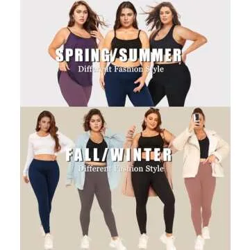 LALAGEN Plus Size Leggings for Women with Pockets-High Waisted 7/8 Leggings Tummy Control Workout Gym Yoga Pants Black 4XL