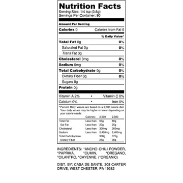 Organic Low FODMAP Taco Seasoning - No Onion, No Garlic