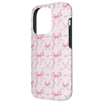 Pink Ribbons & Bows iPhone 14 Pro Case for Trendy Users