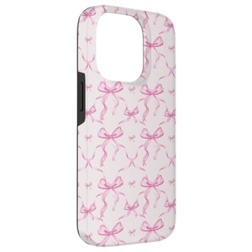 Pink Ribbons & Bows iPhone 14 Pro Case for Trendy Users