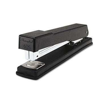 Swingline Stapler, 20 Sheet Capacity, LightDuty 405, Jam Free, Metal, Black (S7040501)