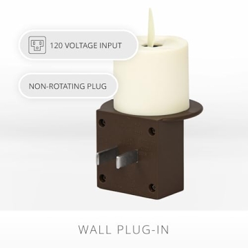 Luminara Flameless Candle Nightlight Safe Realistic Flame