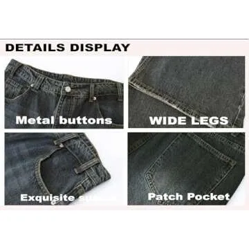 MAVQX Y2K Baggy Jeans - Stylish Unisex Denim for All