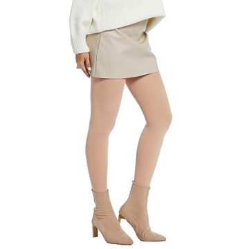 Opaque High Waist Tights - 80 Denier Soft Comfort