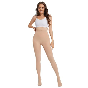 Opaque High Waist Tights - 80 Denier Soft Comfort