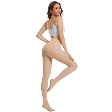 Opaque High Waist Tights - 80 Denier Soft Comfort