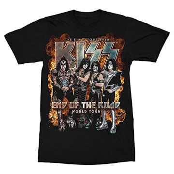 KISS Unisex Graphic T-Shirt for End of The Road Tour