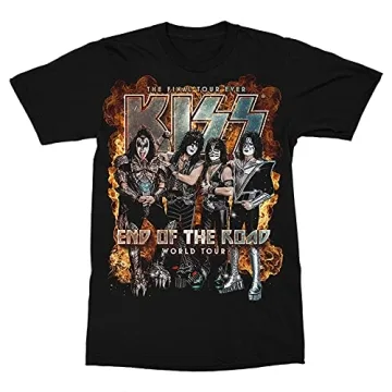 KISS Unisex Graphic T-Shirt for End of The Road Tour